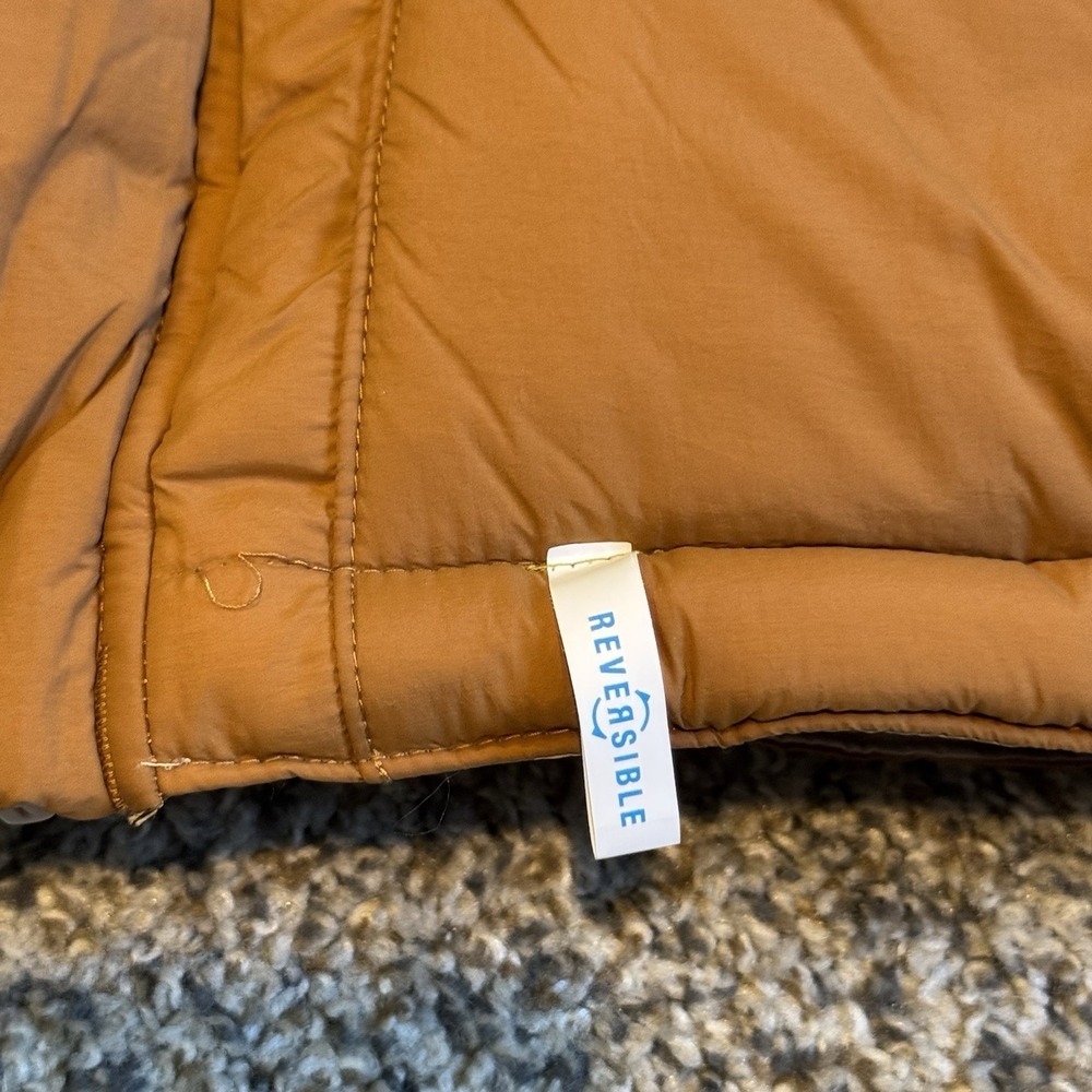 Columbia Wallowa Reversible Puffer Vest Men's XXL Camel Omni Shield - Picture 2 of 5